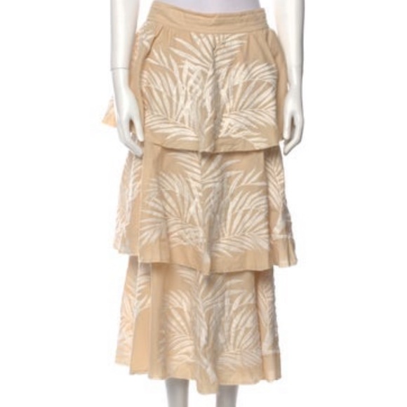 Johanna Ortiz printed midi length skirt - Picture 1 of 3